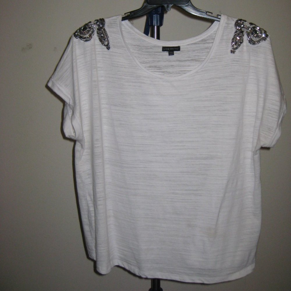 Lane Bryant 22/24 Dressed Up White T